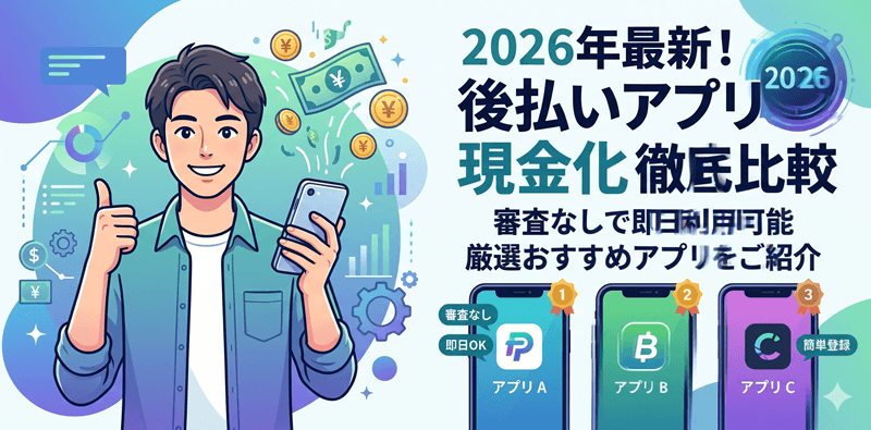 後払いアプリ 現金化